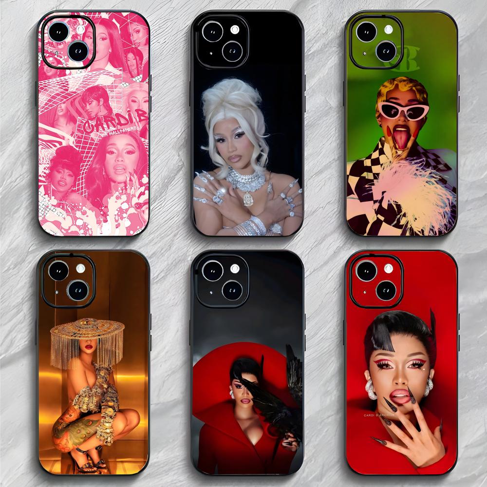 USA Rap Singer C-Cardi B Phone Case Phone Case Soft Packaging Lightweight For iPhone17 16 15 14 13ProMax