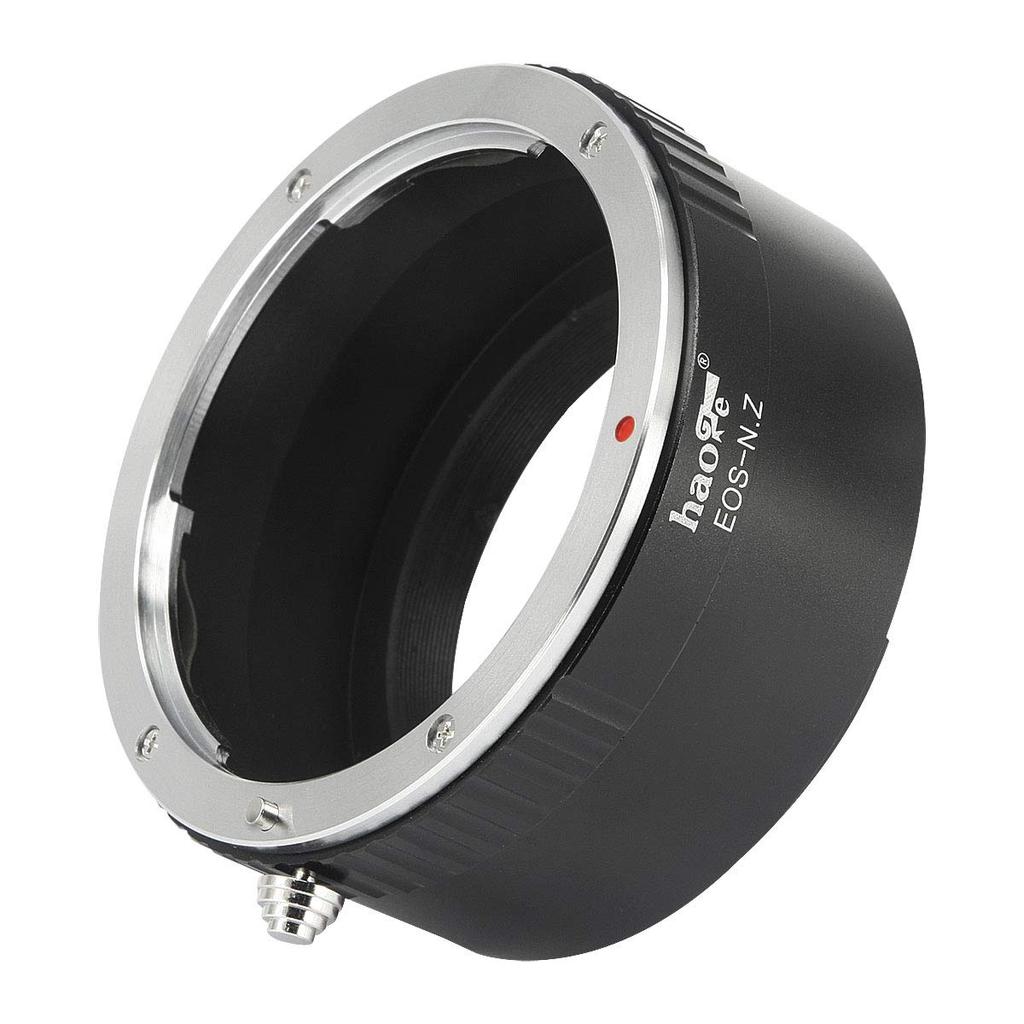 Haoge Manual Lens Mount Adapter for Canon EOS EF EFS Lenses To Nikon Z Mount Cameras Like Z7 EF-S Z6,