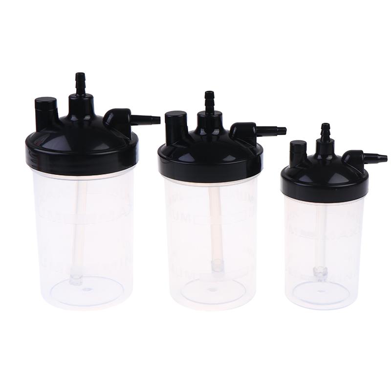 New Plastic Oxygen Bubbler Bottle Humidifier Water Humidification Bottle For Oxygen Regulator Concentrator Tool Accessories
