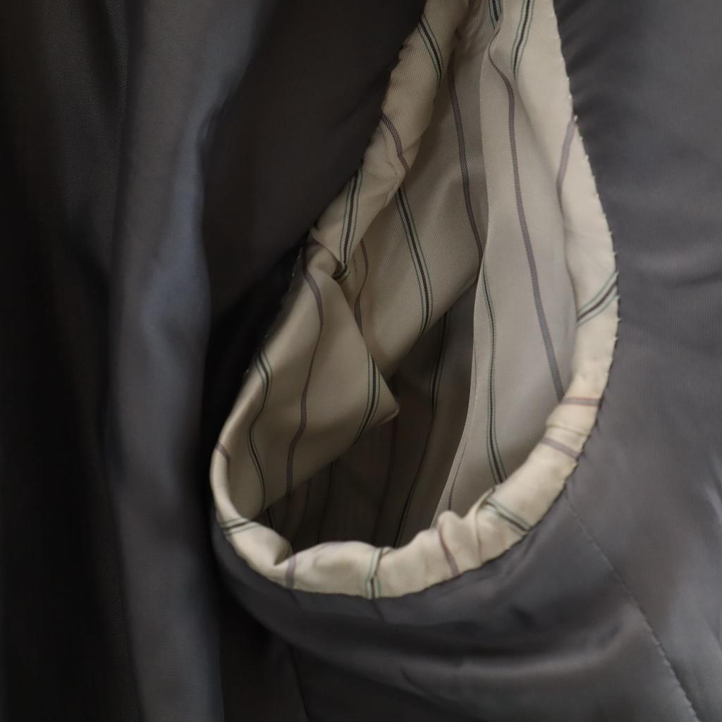 YVES SAINT LAURENT 90s Old Check Pattern tailored jacket 98/88/175 gray Men's Used