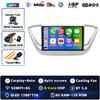 9" Android 14 Carplay Car Radio For Hyundai Solaris 2 Verna 2016-2020 Multimedia Video Player Navigation GPS Stereo 2Din WIFI+4G