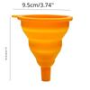 1pc silicone folding leakage, temperature-resistant household sub-packing liquid oil grid kitchen oil leakage silicone funnel
