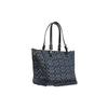 New COACH Kleo Coated Chambray With Cow Leather Shoulder Bag, Crossbody Bag, Handbag Tubas Women's Denim Blue C8164-IMDEI