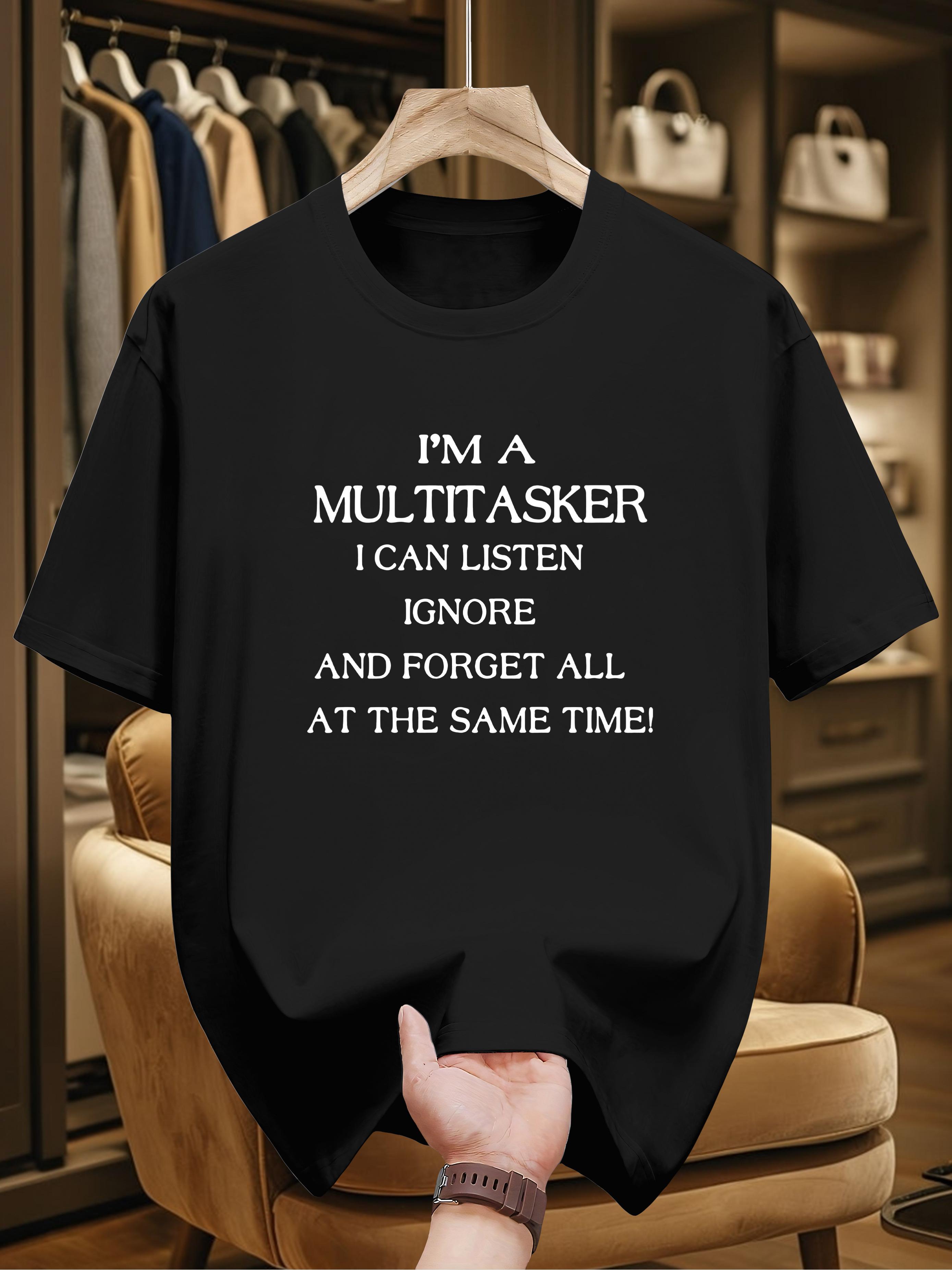 

Black Multitasker Graphic T-shirt - 200g XXXXL