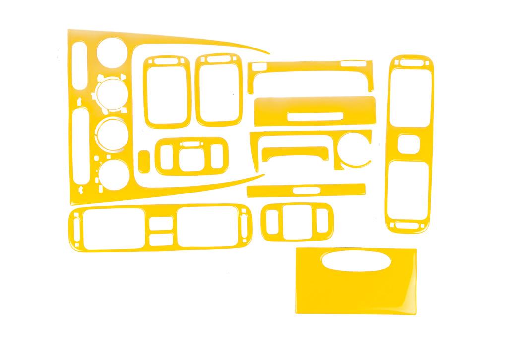 

Panel overlays 2000-2002 (yellow) for Toyota Corolla