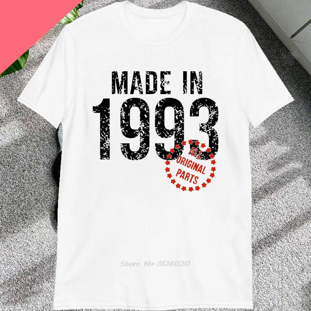 Novelty Awesome Born In 1993 Tshirt Cotton Streetwear Short Sleeve Birthday Gifts Summer Style Tees Men Clothing T Shirt Tops