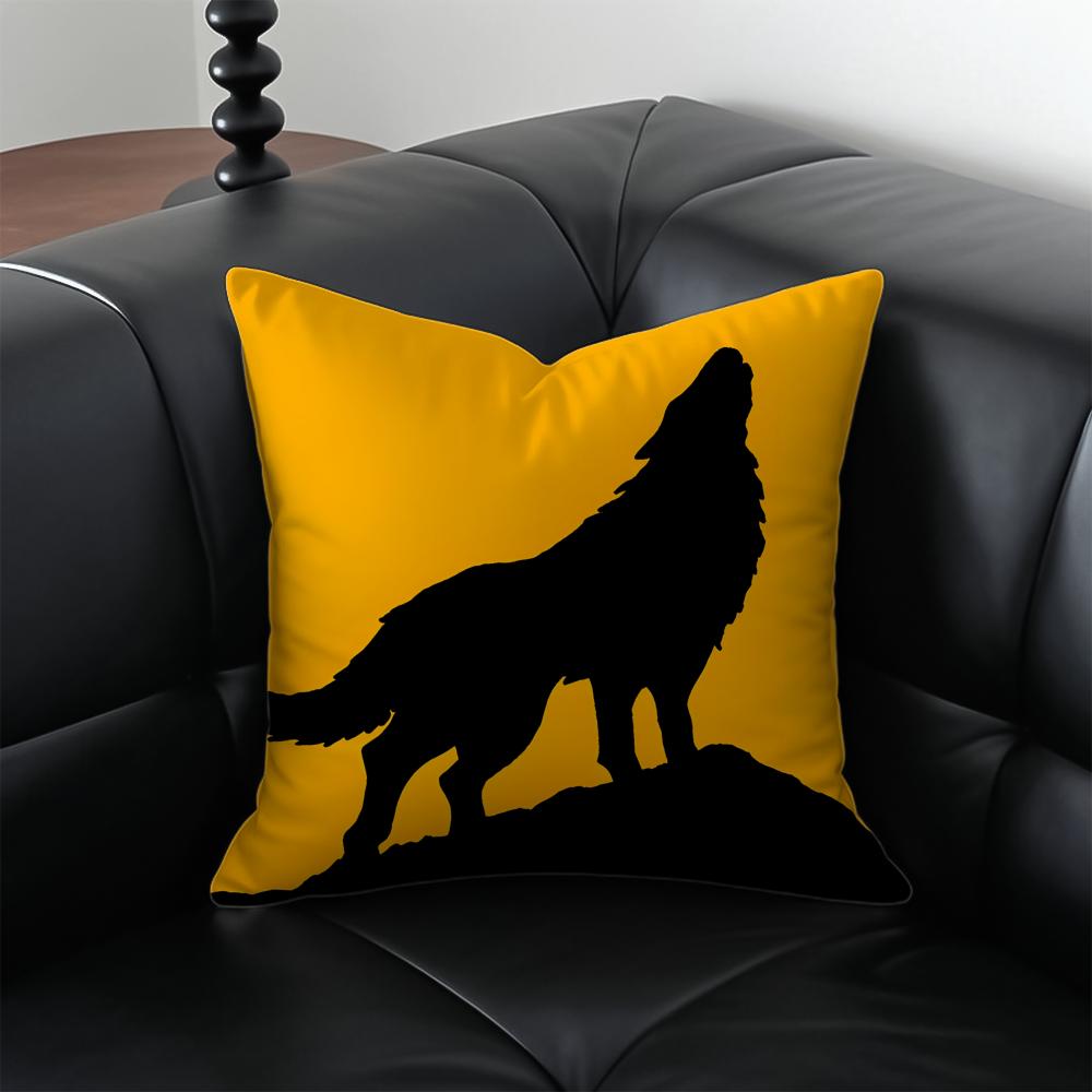 The WWolf Of Wall SStreet Cushion Cover Pillow Case Antidustmite Invisible Zipper Silky Plush Cushion