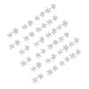 2Packs Christmas Snowflake Confetti White 1.5cm Glitter Plastic Snowflakes Snowflake Decorations Winter Party Wedding Holiday