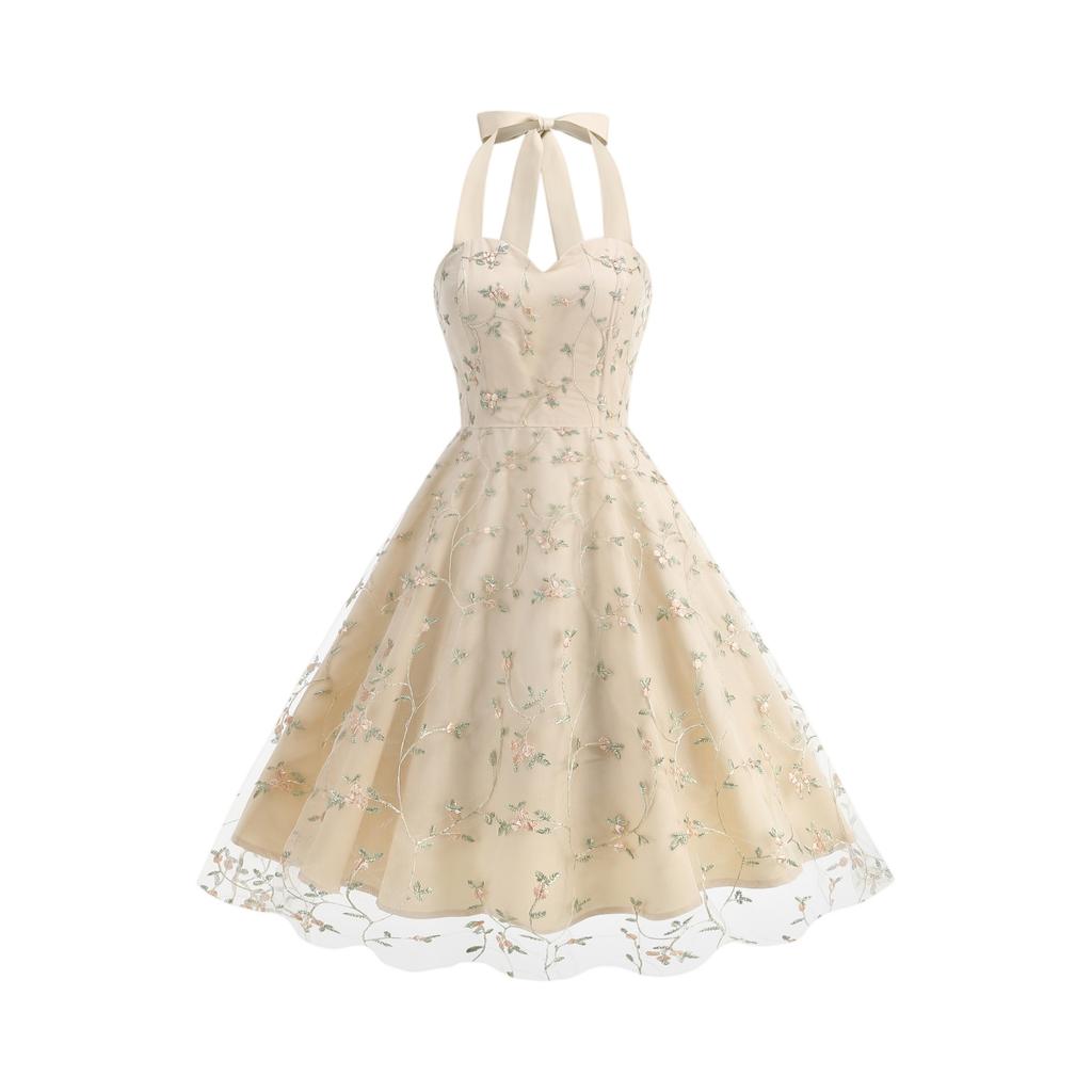 Vestido sin mangas de moda para mujer