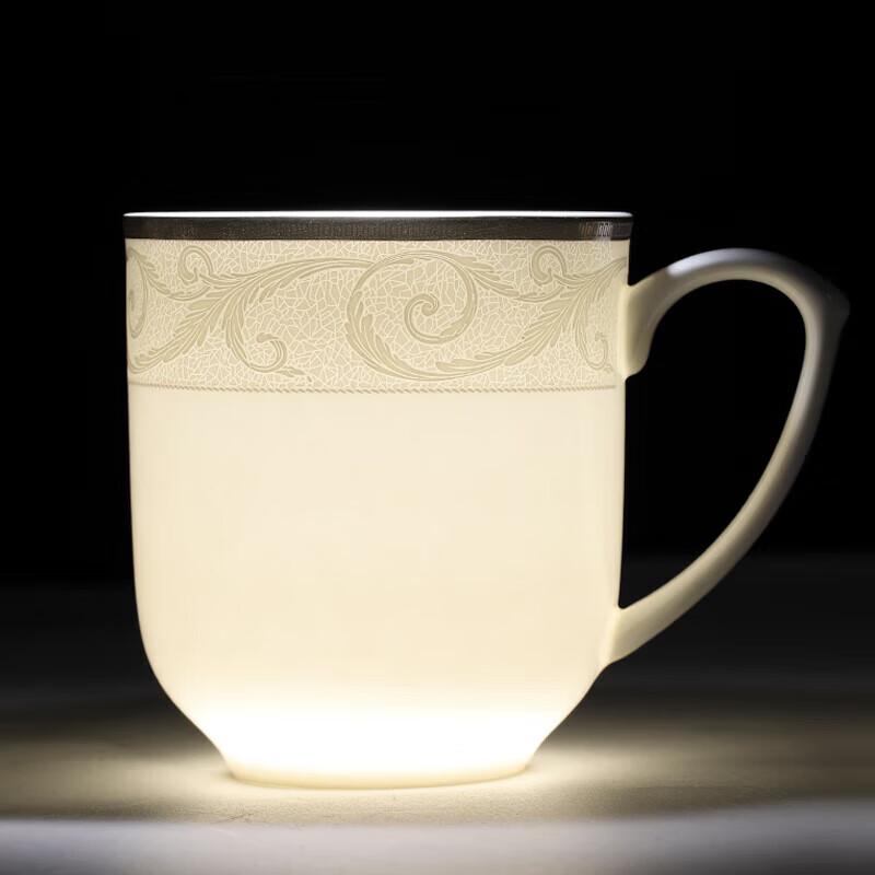 350ml Ceramic Lidded Tea Cup with Handle