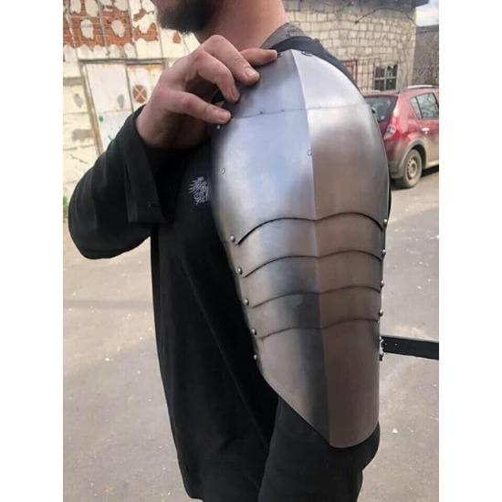 Medieval Knight Pair Of Pauldrons Gothic Armor Shoulder