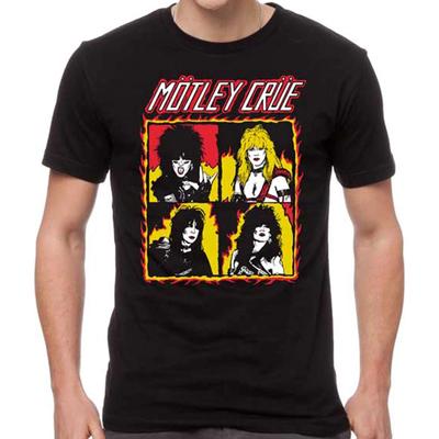 Authentisches MOTLEY CRUE Shout At The Devil Flames T-Shirt M L XL 2XL NEU