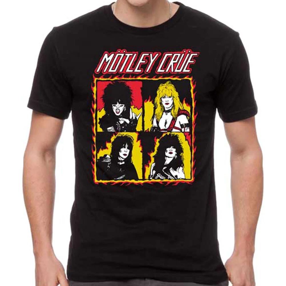 Authentic MOTLEY CRUE Shout At The Devil Flames T-Shirt M L XL 2XL NEW L