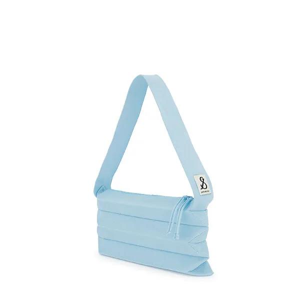 Lucky Pleats Knit Shoulder Soda