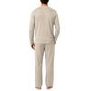 Men's Loose Fit Pajama Set Casual Comfortable Sleepwear for Home Lounging