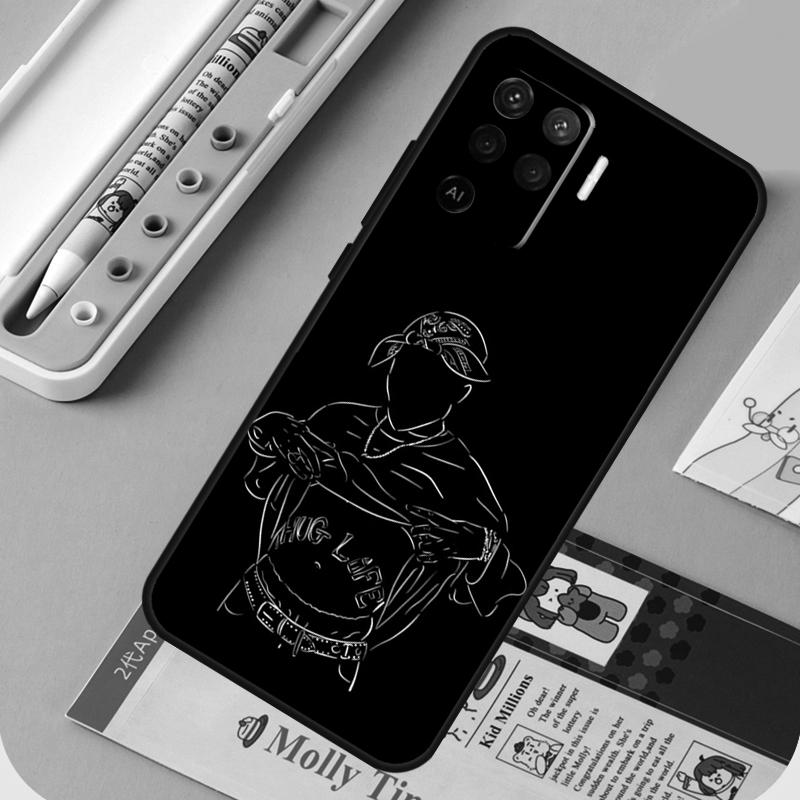 Rapper 2pac Singer Tupac For Oppo A94 A74 A54 A15 A18 A38 A58 A78 A98 A40 A60 A80 A16 A76 A96 A57 A17 A77 A5 Pro Case