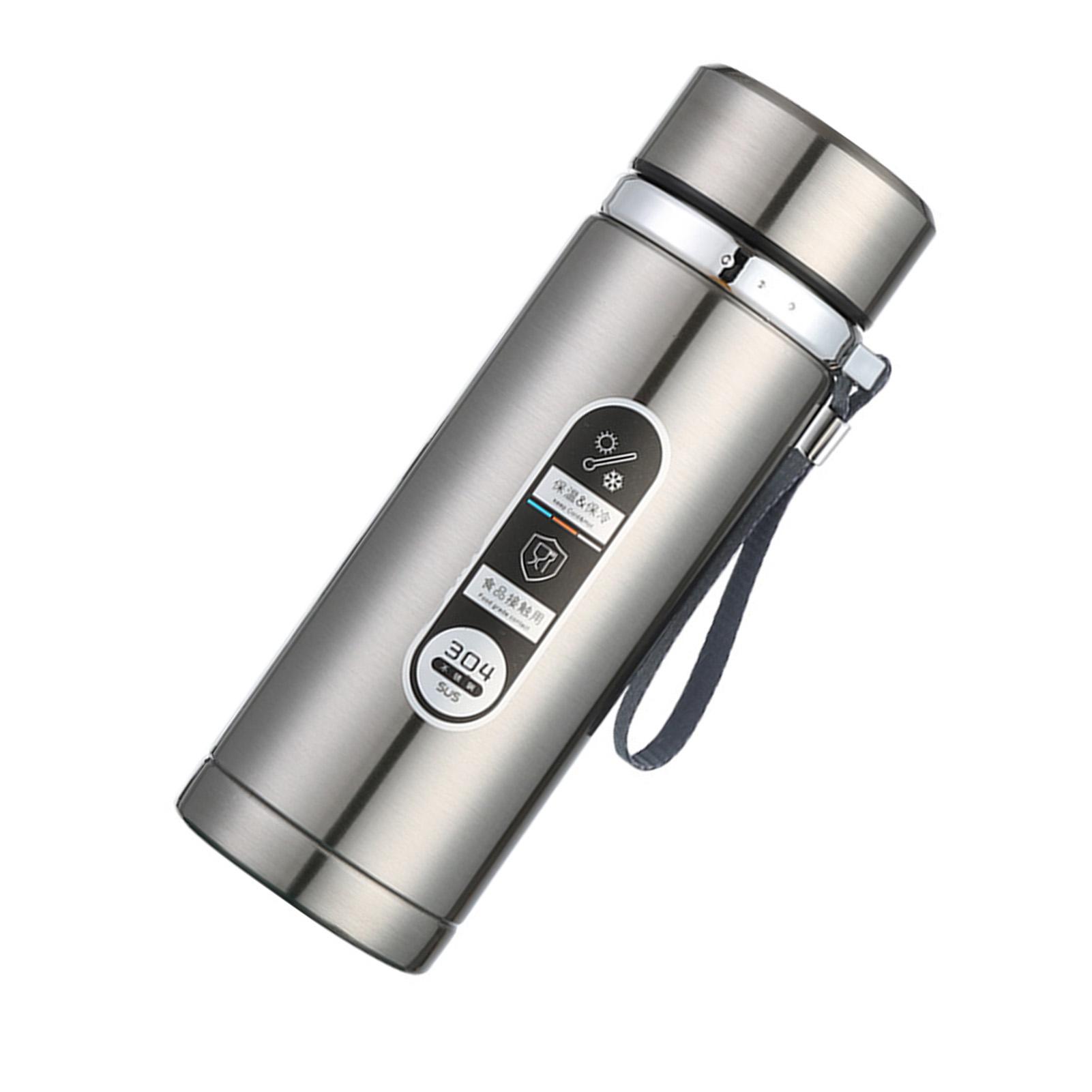 

Бутылка-термос из нержавеющей стали 1000 мл, портативная, для улицы, с двойными стенками, вакуумная