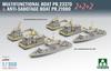 TAKOM Scale Plastic Model Kit of Russian Project 23370 Boat and Project 21980 Boat 1/350 (Set 6) Multi-Purpose Anti-Sabotage (TKO6014)