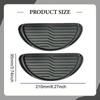 2x Refrigerator Drip Tray Mat for Kitchen Reusable Black Fridge Accessories Collector Protector