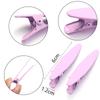 20pcs Metal Hair Clips Colorful 6cm Oval Geometric Hairpin Hair Side Clips Duckbill Clip Barrettes For Women Hair Accessories