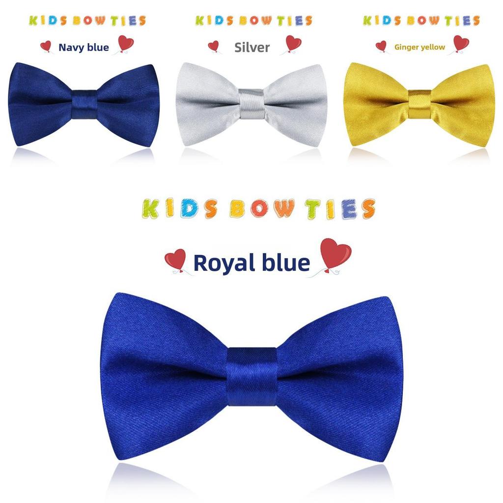 Childrens Korean Style Bow Tie With Silk Material For Party And Performance Use