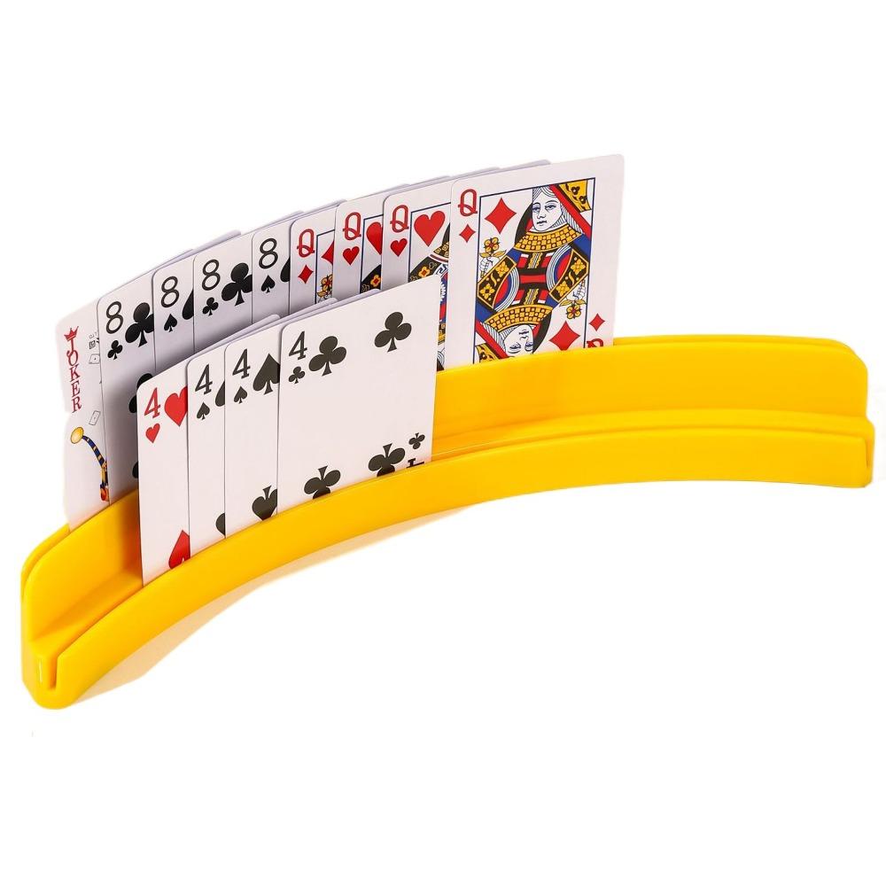 Expandable Playing Cards Holders Two-Layer Hands Free Card Holder  Board Game Accessories