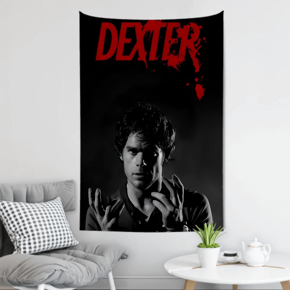 DDexters Movie Morgan Tapestry Room Decor Wall Cloth Party Hanging Background Room Decor Baby Room