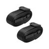 2PCS Luggage Strap Adjustable Polyester Baggage Buckle Strap for Travelling 150x2.5cmBlack
