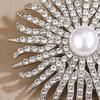 Sunflower Brooch Pin for Women, Rhinestones Inlaid Brooch Pin for Dress, Coat, Shawl, Gift for Mother, Wedding