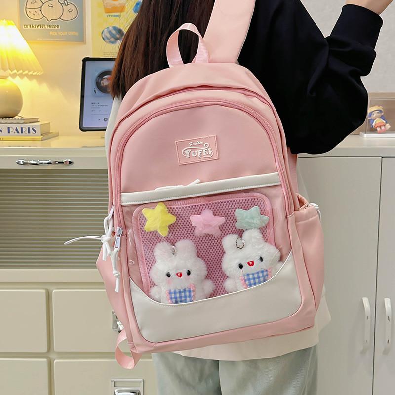 Stylish Large Capacity Nylon Backpack For Students Perfect For School And Outdoor Activities