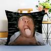 Internet Celebrity Energetic I-Ishowspeed Cushion Cover Washable Linen Pillowcase Soft For Sofa Bed Cozy Home Room Decor