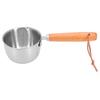 Milk Pot Stainless Steel Hot Oil Pan Hot Saucepan Small Pot Cooking Butter Melting Pot Versatile Flat Bottomed Oil Pan
