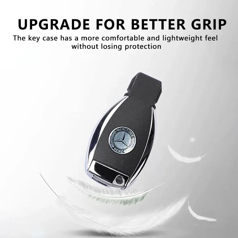 HOT SALE For AMG Key Cover AMG Key Protective Cover Key Case For AMG Mercedes Benz GLA GLB GLE W177 W176 W246 W168 W169 W247 UA1