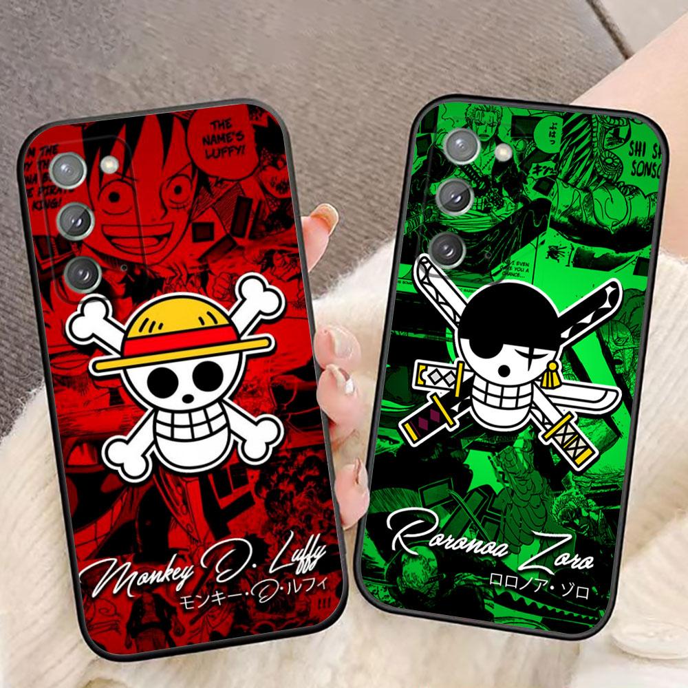 One Piece Luffy Zoro Nami Phone Case For Samsung NOTE 20 10 M23 M53 A80 A70 A50 A30 A24 A13 A12 A07 A06 A05S A04 A03S A03 Cover