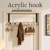 American-Style Over-the-Door Hook: Punch-Free Coat, Hat, and Bag Hanging Storage Rack