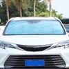 Für Toyota Sienna -2023 aluminium folie Silber Auto Frontscheibe Thermische Vorhang Schattierung Sonnencreme Auto