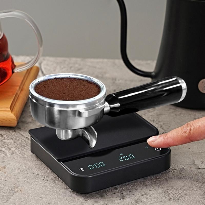 Intelligent Electronic Scale 4 Mode Cooking Timers 0.1g Accuracy Heat Resistant Glass Portable For Home Use