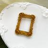 Pack of 10 Gold Small Baroque Style Picture Frames Miniature Picture Frames for Dollhouse Crafts Home Party Decoration