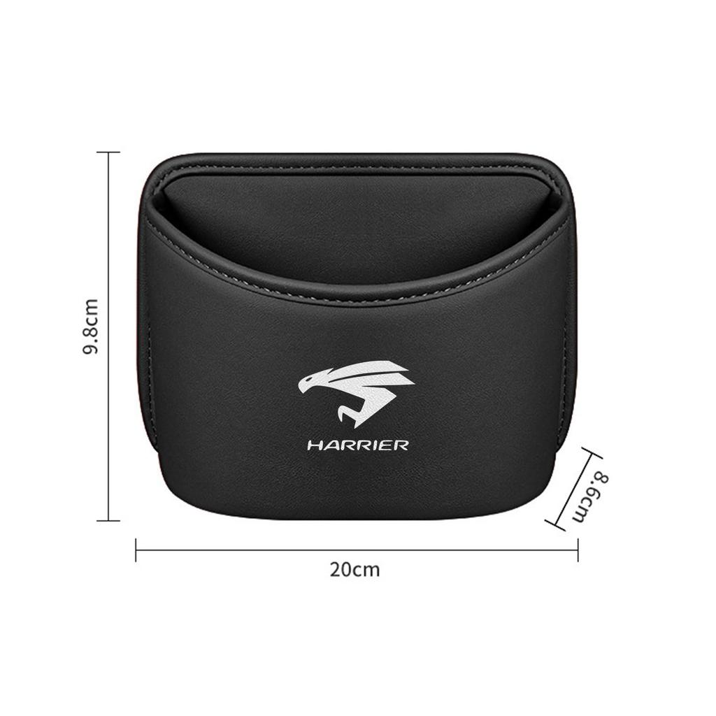 Dedicated Car Trash Multifunctional Storage Trash Can for HARRIER 60 Series 80 Made of Nappa Easy To Enhanced Black XIBUSANAHarrier Can,