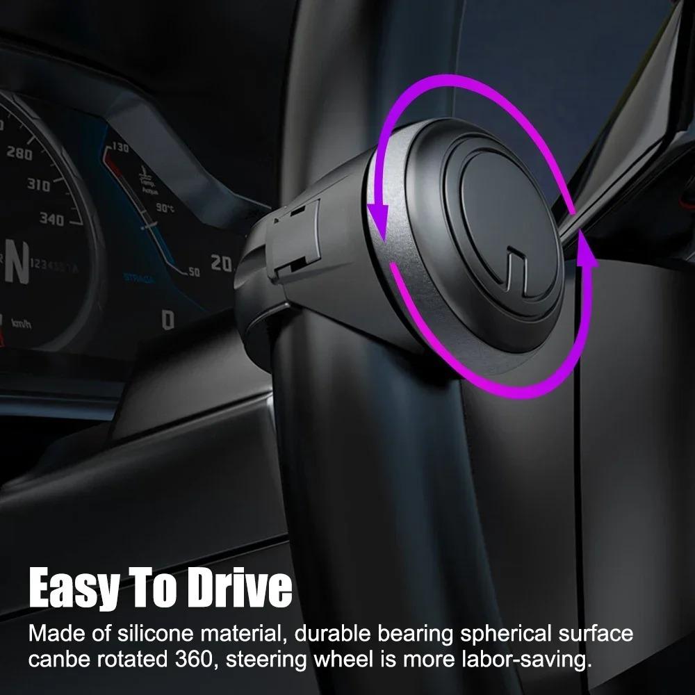 Durable Car Steering Wheel Booster Ball Labor Saving Turning Spinner Knob Bearing Power Handle Holder Auto Universal Accessorie