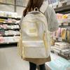 Schoolbag Japanese Ins New 1011 Student School Bag Junior High School Female High Value Sweet Backpack Junior High School Student Lightweight Backpack