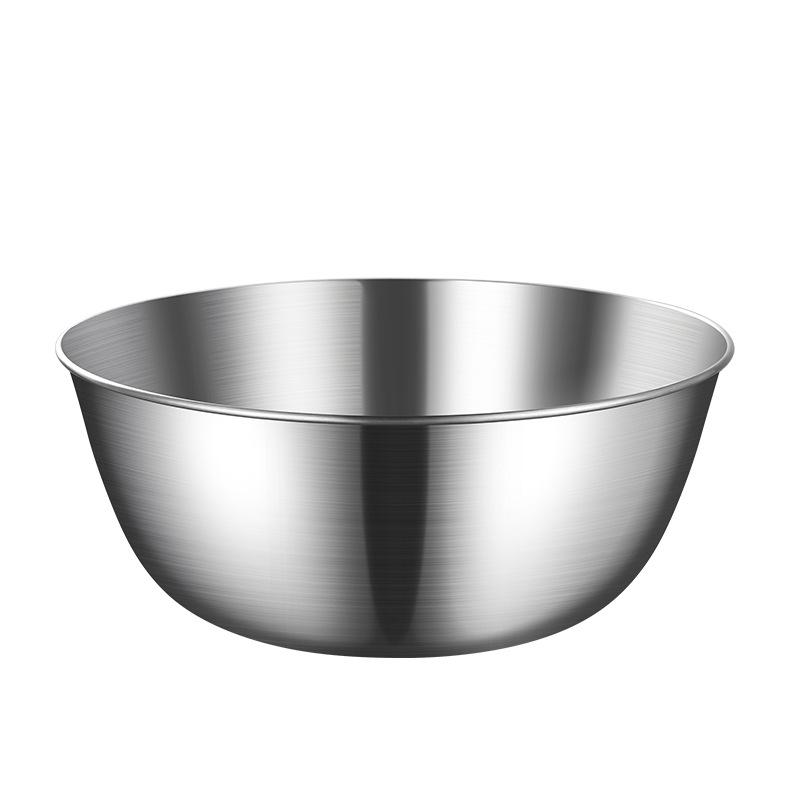 304 Stainless Steel Kitchen Basin - Multi-Purpose: Wash Vegetables, Rinse Rice, Drain, or Mix with Scale