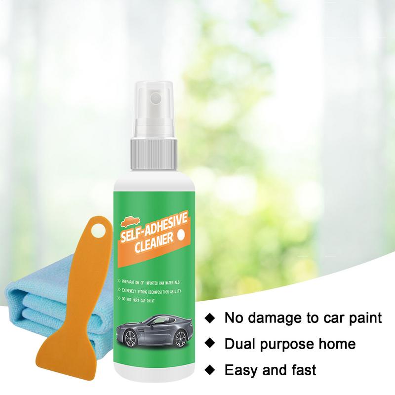 100ml Car Sticker Remover Kits Sticky Residue Removal Car Glass Label Cleaner Adhesive Glue Spray for Porcelain Ceramics Metal