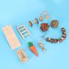 Natural Wooden Hamster Chinchillas Chewing Biting Playing Teeth Care Toys Accessories10PCS