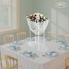 2 Pack Freestanding Acrylic Crystal Flower Stands for Wedding, Party, Event Decor - Modern Clear Flower Arrangement Display Rack