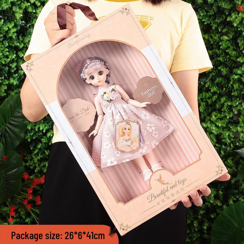Princess Doll Gift Box Set: Dress-Up Barbie Doll Toys for Girls