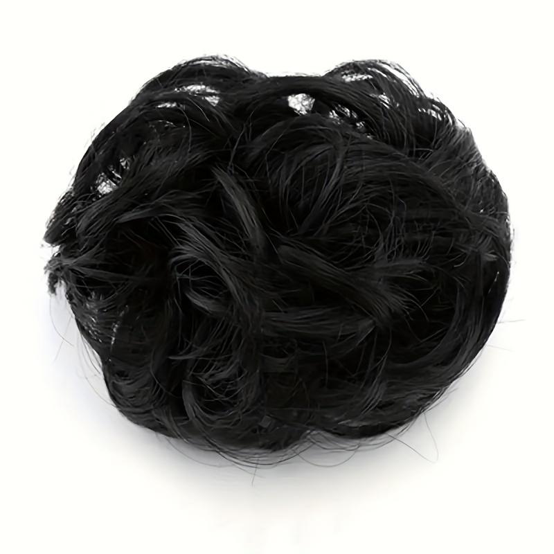 

Fluffy Wig Hair Tie Bun Scrunchie, a Hair Accessory for Women, Resembling Hair Rubber Band Or Head Rope.