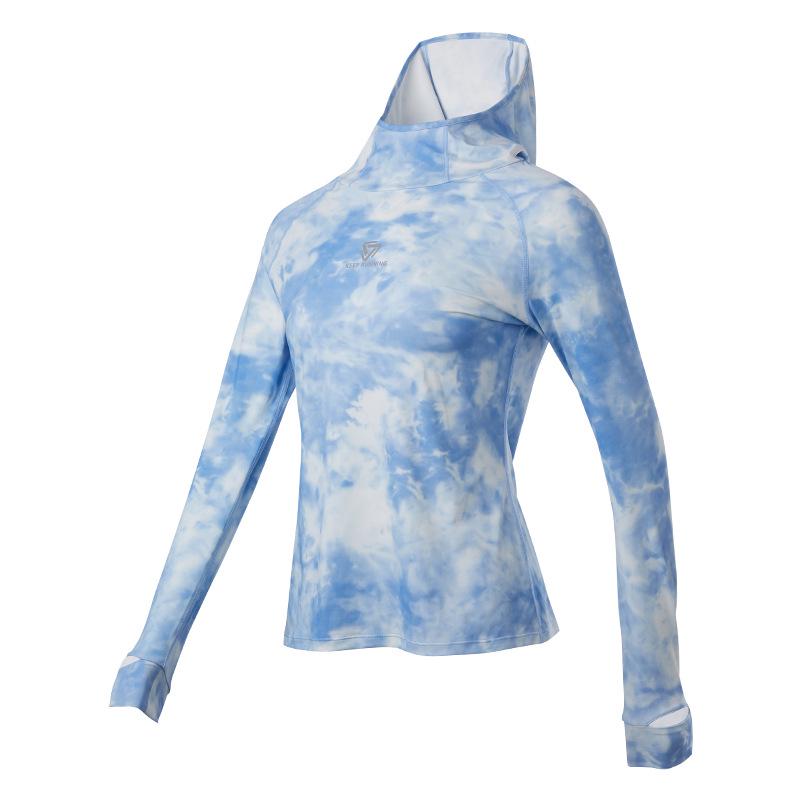 

Женская светоотражающая куртка с капюшоном для защиты от солнца - Приталенная, эластичная, быстросохнущая, дышащая для занятий спортом на открытом воздухе, бега и йоги. XXL (Height: 170-180, Weight: 135-150)