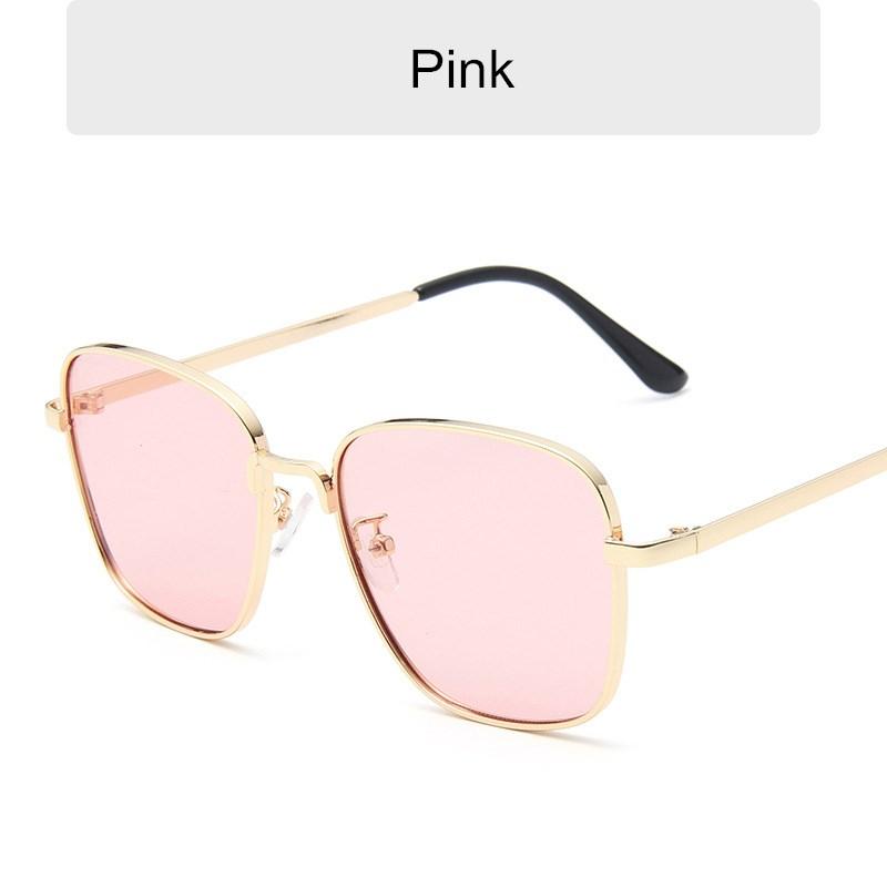 Neue Klassische Mode Damen Übergröße Sonnenbrille Entspiegelte Spiegelfläche Vintage Quadratisch Metall Sonnenbrillen Herren Fahrbrille Uv400