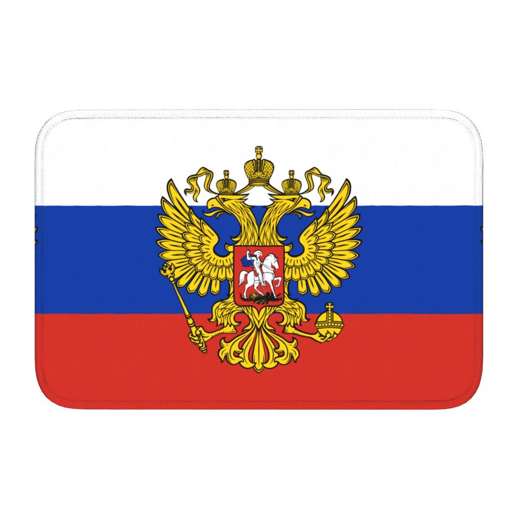 Custom Russian flag Doormat Non-Slip Entrance Kitchen Bath Door Floor Mats  Garden Rug Carpet Footpad
